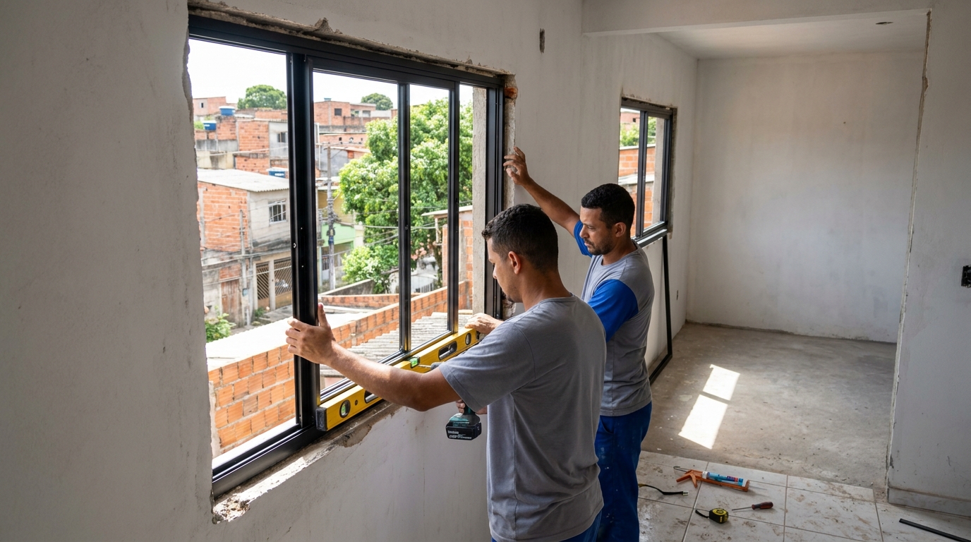 Produção de Portas e Janelas em Londrina‑PR
