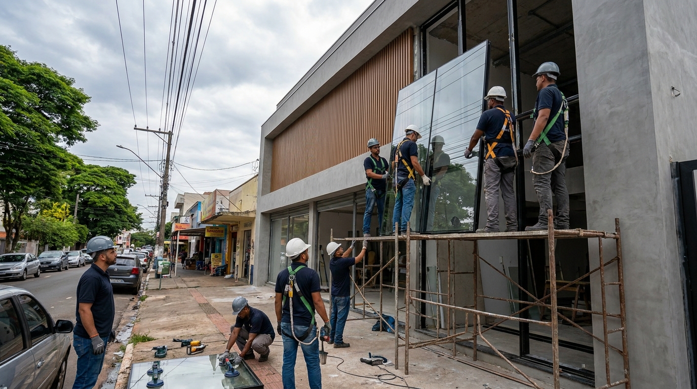 Fachada de Vidro em Londrina‑PR
