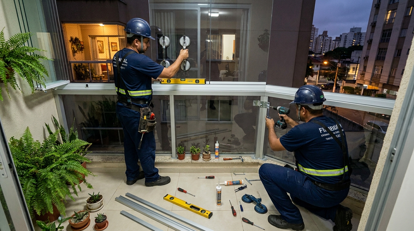 Parede de Vidro em Londrina‑PR